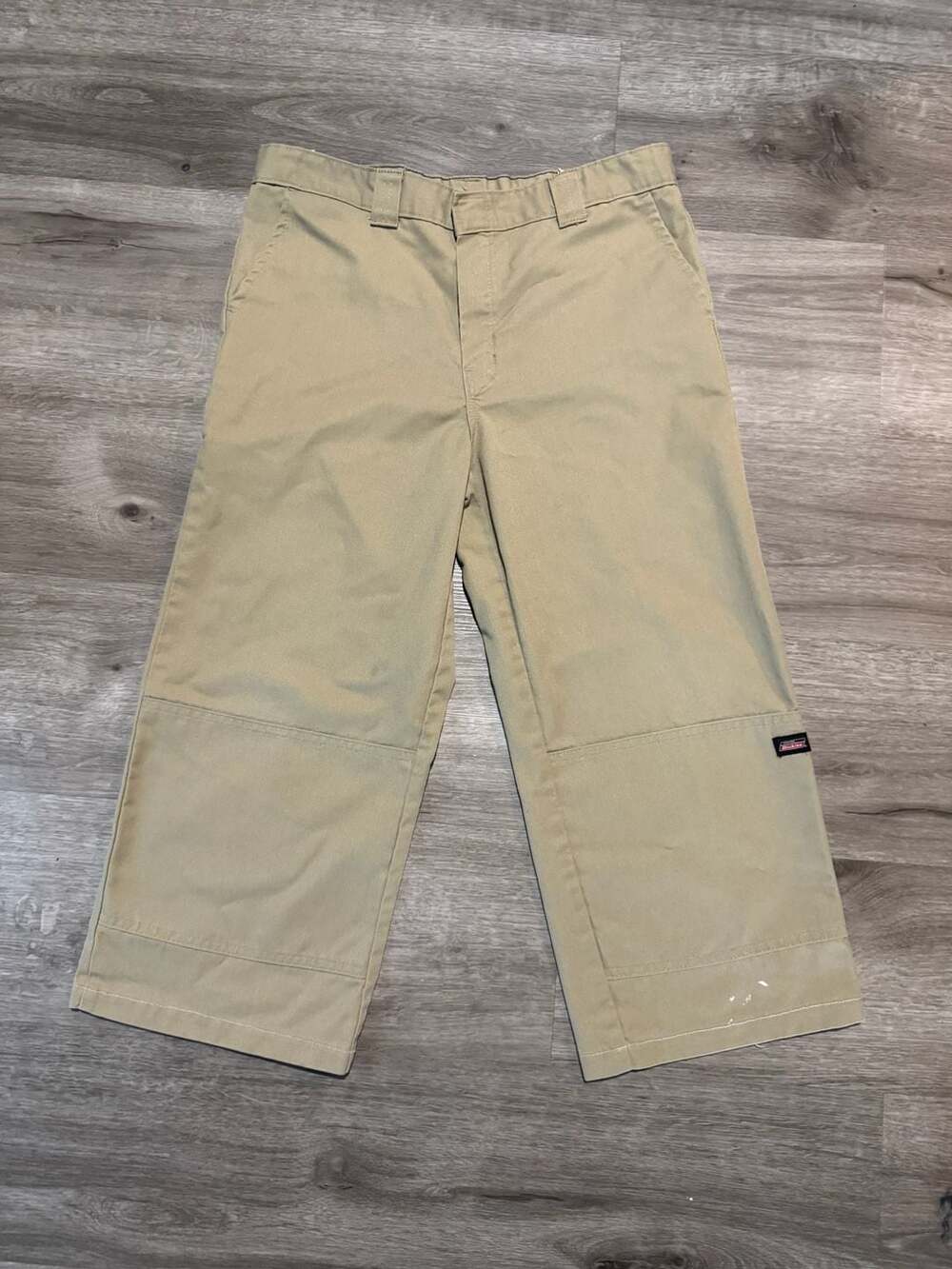 Dickies Double Knee Work Pants Size 16 Husky Khaki